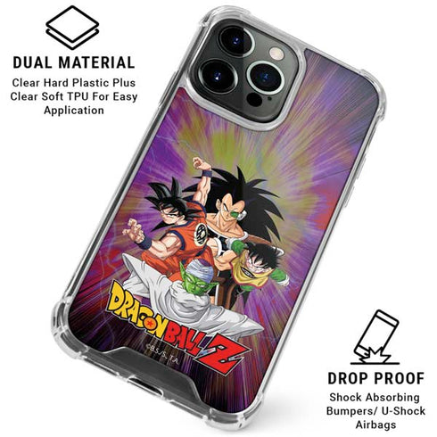 Dragon Ball Z Saiyan Saga iPhone 15 Pro Clear Case